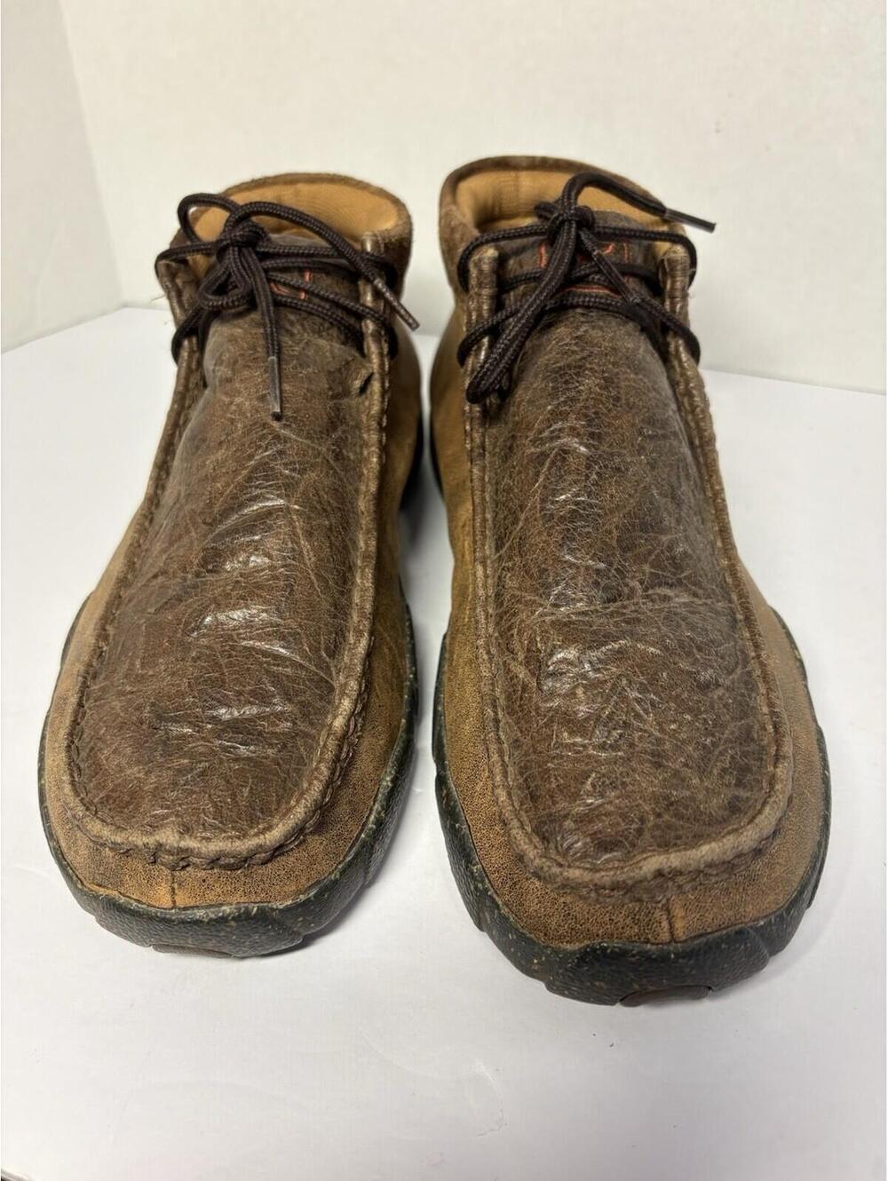Men's Twisted X Chocolate Chukka Driving Moccasins Size 11M - Picture 4 of 12